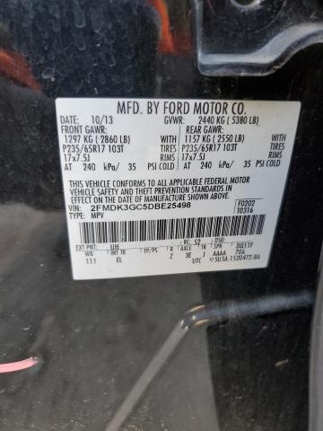 Photo 13 VIN: 2FMDK3GC5DBE25498 - FORD EDGE SE 