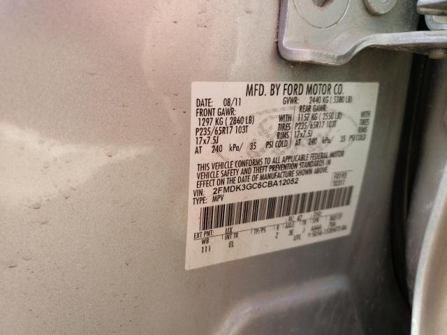 Photo 9 VIN: 2FMDK3GC6CBA12052 - FORD EDGE SE 