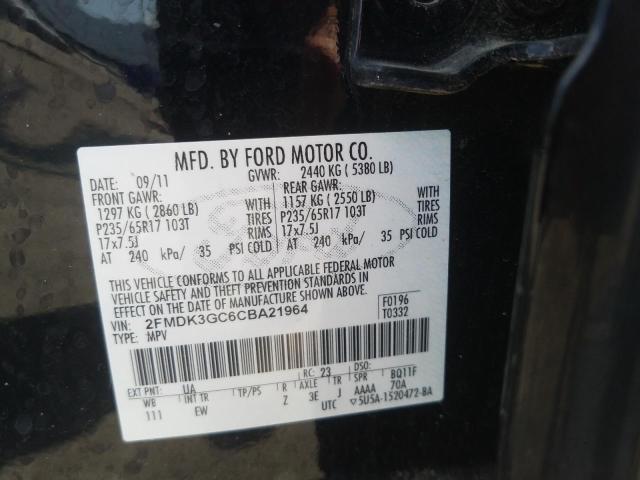 Photo 9 VIN: 2FMDK3GC6CBA21964 - FORD EDGE SE 