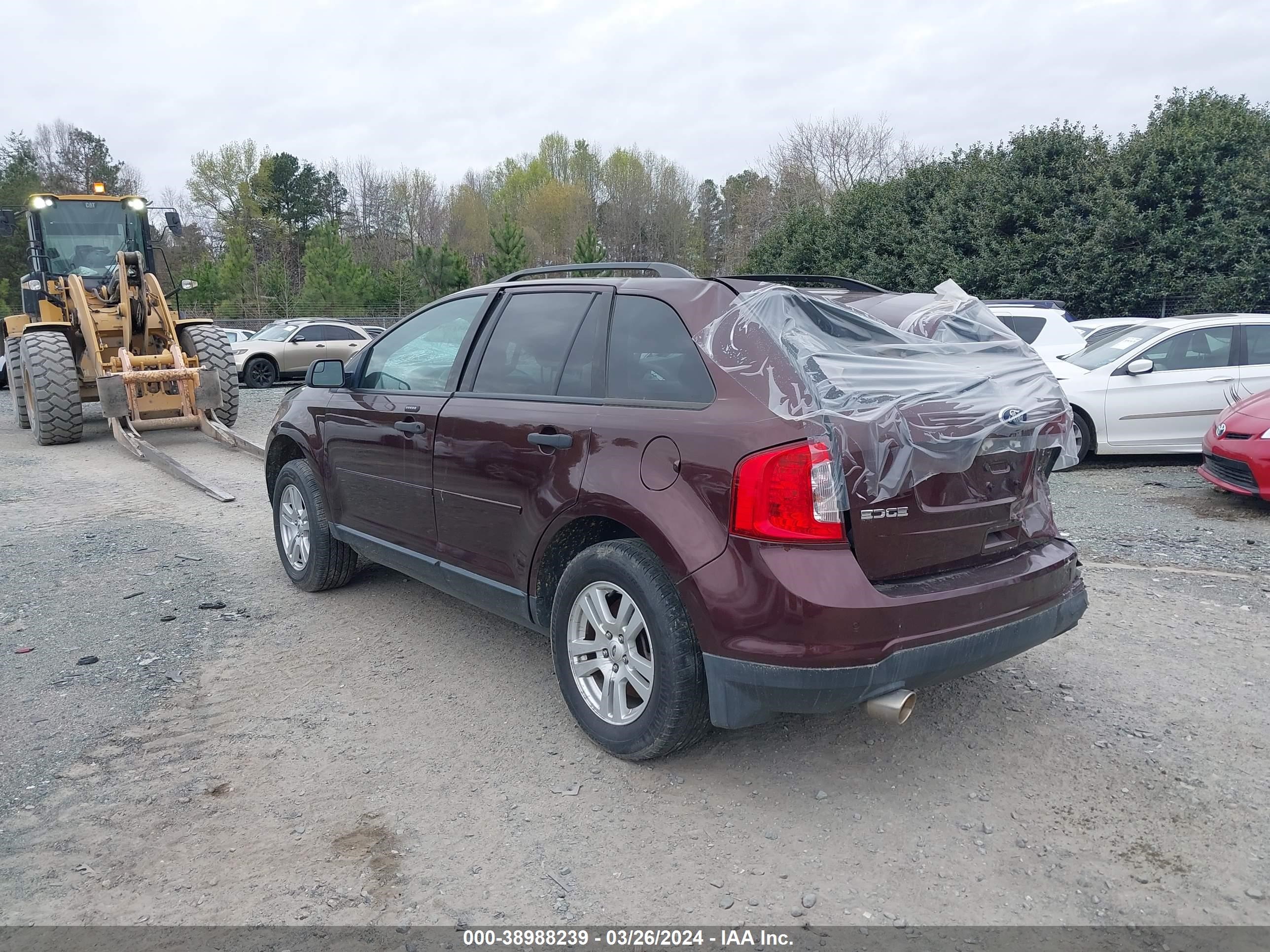 Photo 2 VIN: 2FMDK3GC6CBA85678 - FORD EDGE 