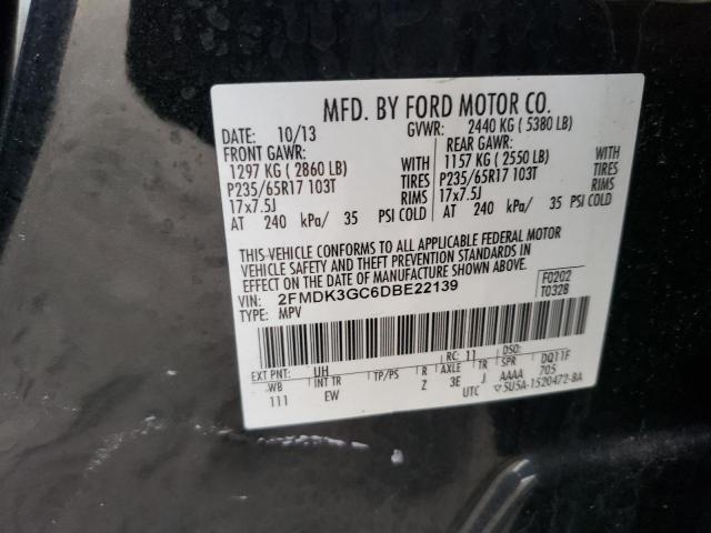 Photo 11 VIN: 2FMDK3GC6DBE22139 - FORD EDGE 