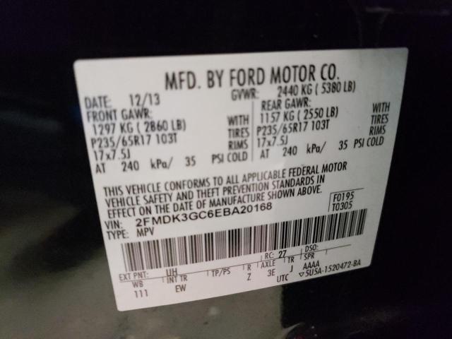 Photo 9 VIN: 2FMDK3GC6EBA20168 - FORD EDGE SE 