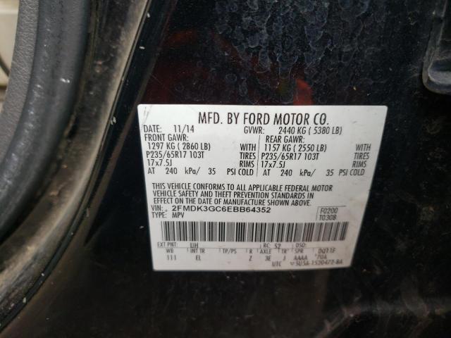 Photo 12 VIN: 2FMDK3GC6EBB64352 - FORD EDGE SE 