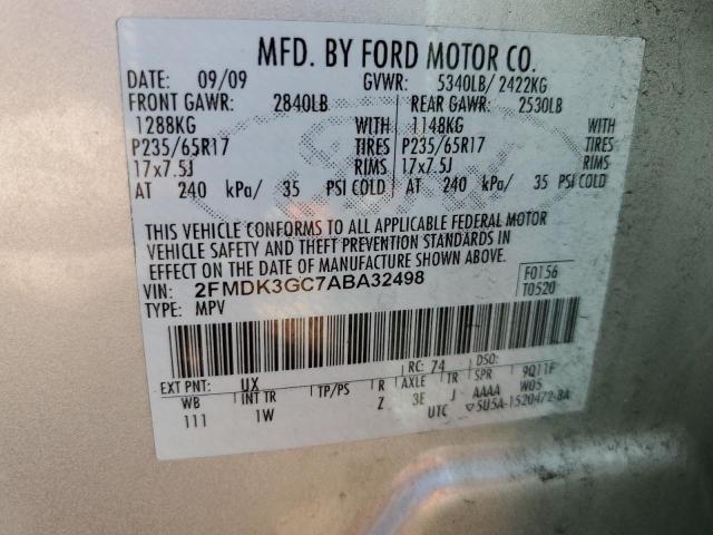 Photo 12 VIN: 2FMDK3GC7ABA32498 - FORD EDGE 