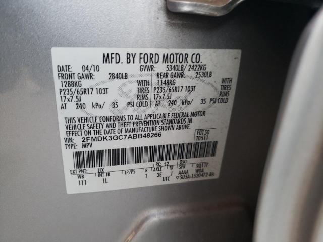 Photo 12 VIN: 2FMDK3GC7ABB48266 - FORD EDGE 