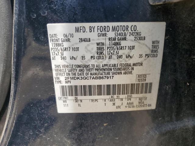 Photo 11 VIN: 2FMDK3GC7ABB67917 - FORD EDGE 