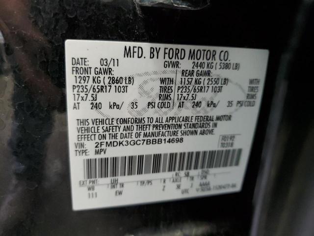 Photo 12 VIN: 2FMDK3GC7BBB14698 - FORD EDGE SE 