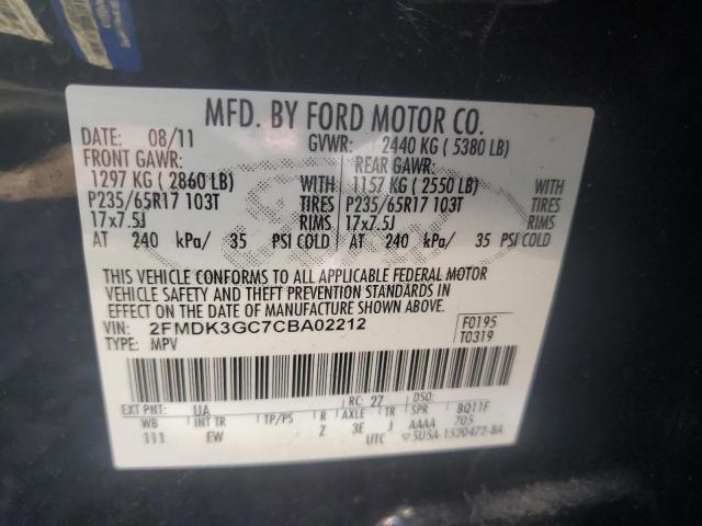 Photo 12 VIN: 2FMDK3GC7CBA02212 - FORD EDGE SE 