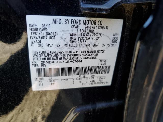 Photo 11 VIN: 2FMDK3GC7CBA07684 - FORD EDGE 