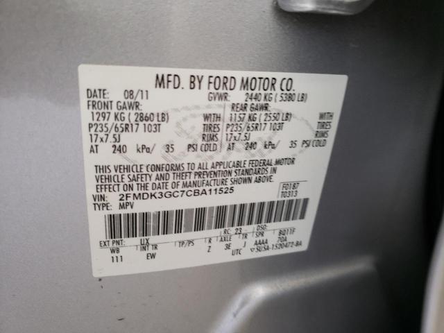 Photo 11 VIN: 2FMDK3GC7CBA11525 - FORD EDGE SE 