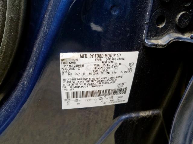 Photo 9 VIN: 2FMDK3GC7CBA37641 - FORD EDGE SE 