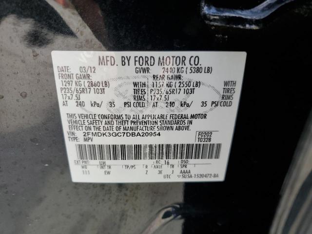 Photo 11 VIN: 2FMDK3GC7DBA20954 - FORD EDGE SE 