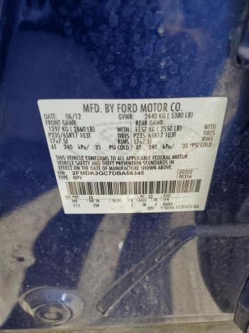 Photo 9 VIN: 2FMDK3GC7DBA58345 - FORD EDGE SE 