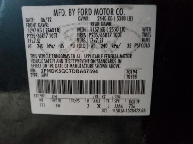 Photo 12 VIN: 2FMDK3GC7DBA67594 - FORD EDGE SE 