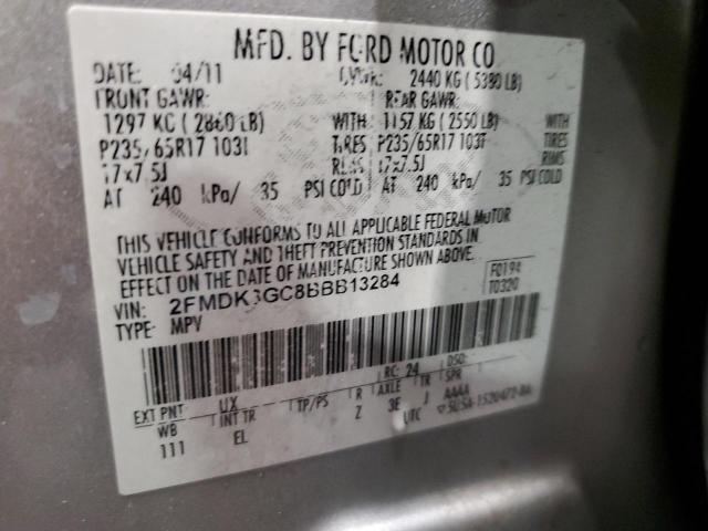 Photo 12 VIN: 2FMDK3GC8BBB13284 - FORD EDGE SE 