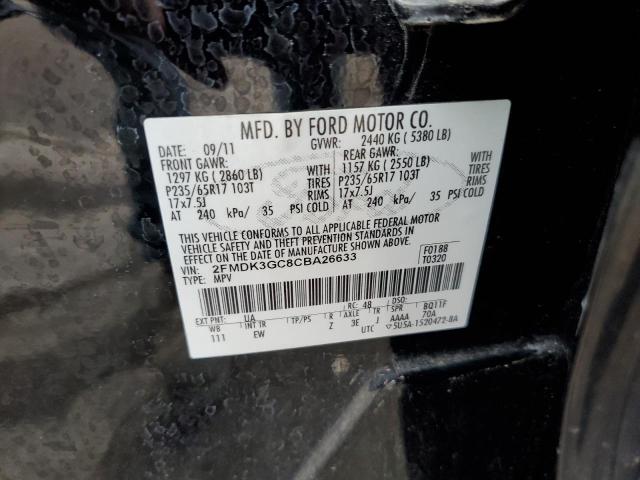 Photo 12 VIN: 2FMDK3GC8CBA26633 - FORD EDGE SE 