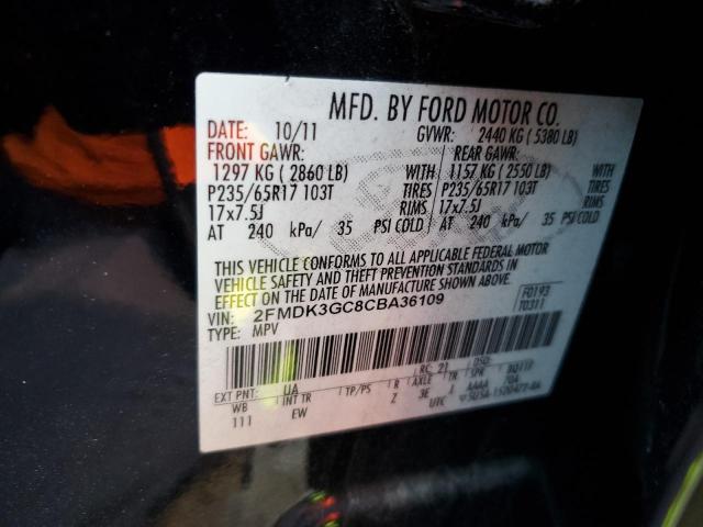 Photo 12 VIN: 2FMDK3GC8CBA36109 - FORD EDGE SE 