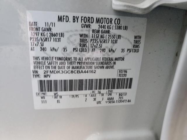 Photo 11 VIN: 2FMDK3GC8CBA44162 - FORD EDGE SE 