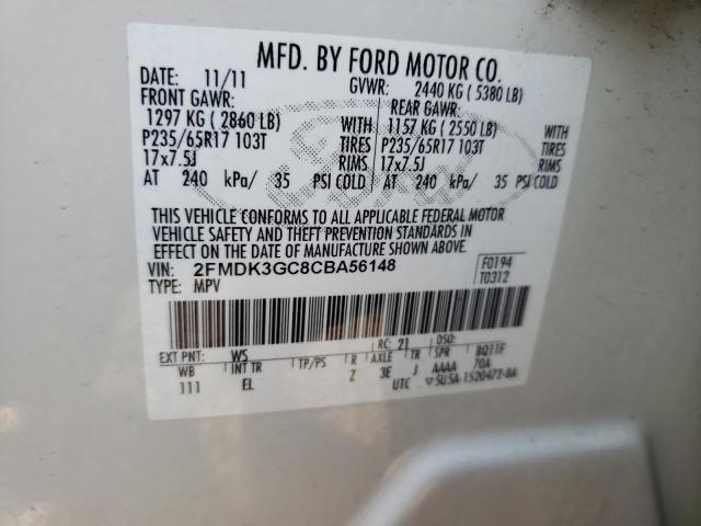 Photo 9 VIN: 2FMDK3GC8CBA56148 - FORD EDGE SE 