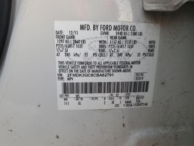 Photo 12 VIN: 2FMDK3GC8CBA62791 - FORD EDGE SE 