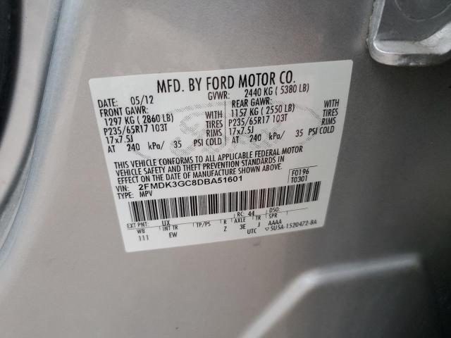 Photo 11 VIN: 2FMDK3GC8DBA51601 - FORD EDGE 