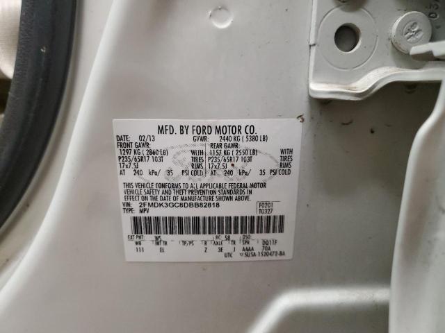 Photo 12 VIN: 2FMDK3GC8DBB82818 - FORD EDGE SE 