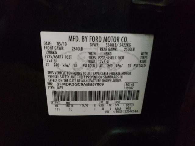 Photo 12 VIN: 2FMDK3GC9ABB57809 - FORD EDGE SE 