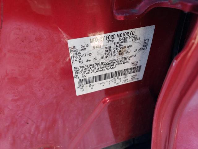 Photo 9 VIN: 2FMDK3GC9ABB76408 - FORD EDGE SE 