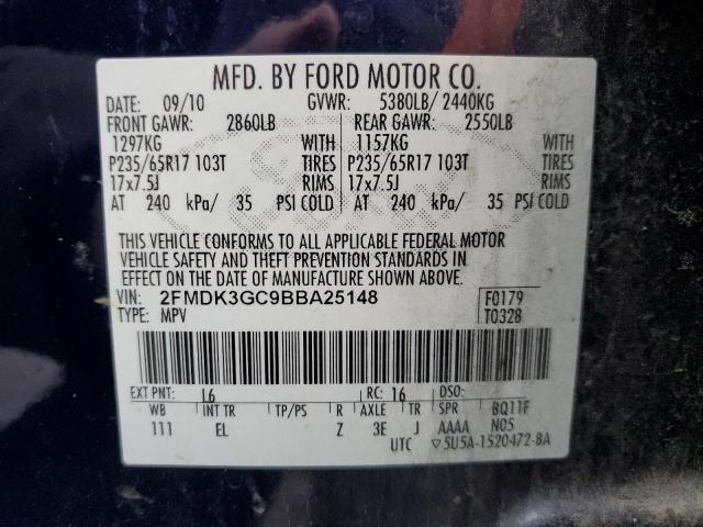 Photo 11 VIN: 2FMDK3GC9BBA25148 - FORD EDGE 