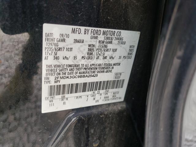 Photo 9 VIN: 2FMDK3GC9BBA25425 - FORD EDGE SE 