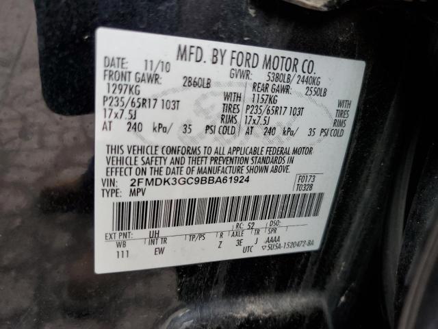 Photo 9 VIN: 2FMDK3GC9BBA61924 - FORD EDGE SE 