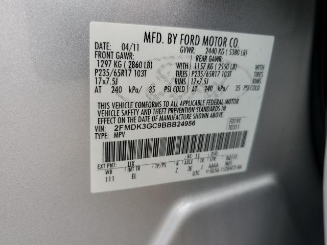 Photo 12 VIN: 2FMDK3GC9BBB24956 - FORD EDGE SE 