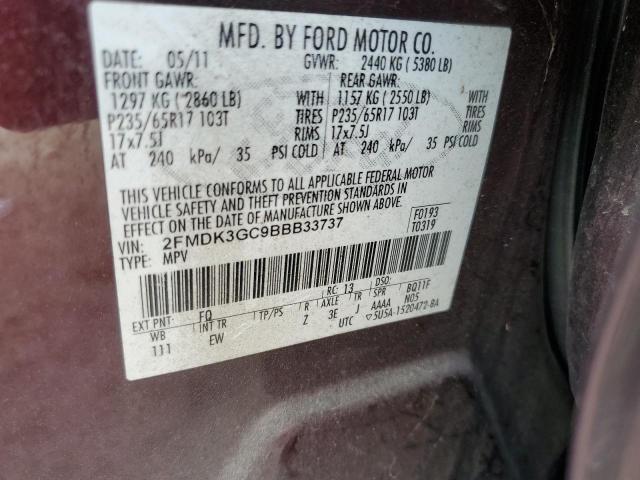 Photo 12 VIN: 2FMDK3GC9BBB33737 - FORD EDGE SE 