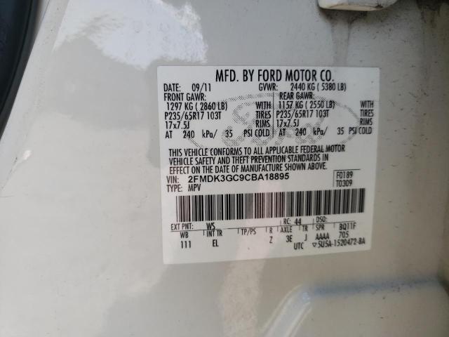 Photo 12 VIN: 2FMDK3GC9CBA18895 - FORD EDGE SE 