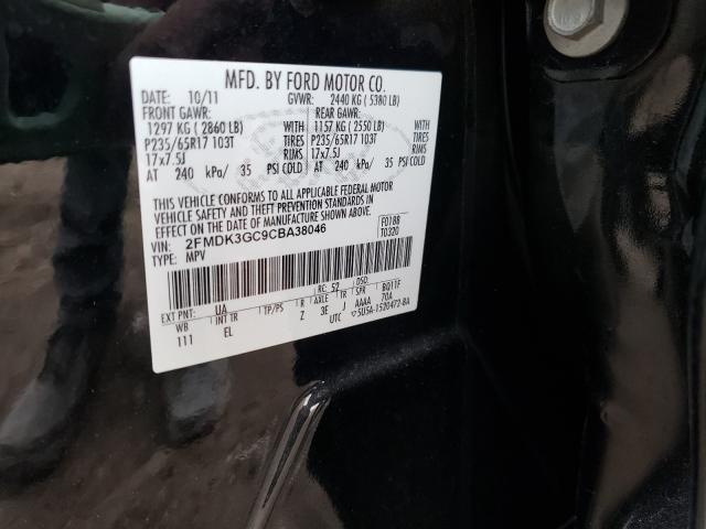 Photo 9 VIN: 2FMDK3GC9CBA38046 - FORD EDGE SE 