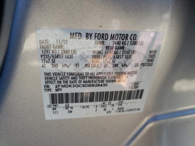 Photo 9 VIN: 2FMDK3GC9DBB28430 - FORD EDGE SE 