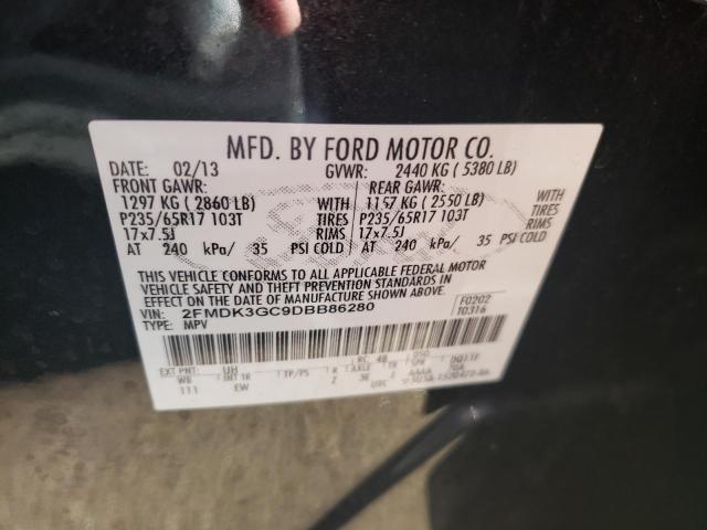 Photo 11 VIN: 2FMDK3GC9DBB86280 - FORD EDGE SE 