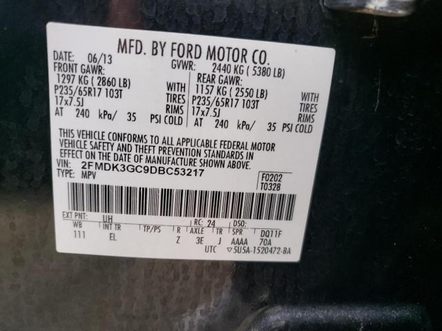 Photo 9 VIN: 2FMDK3GC9DBC53217 - FORD EDGE SE 