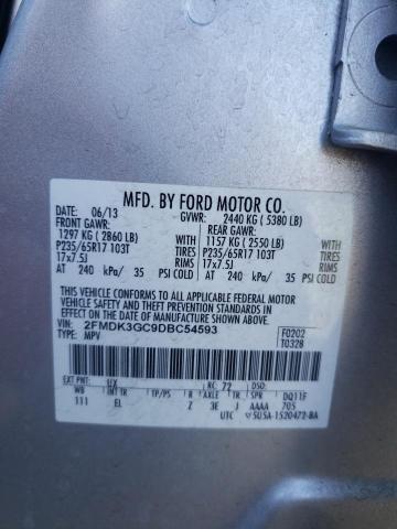 Photo 12 VIN: 2FMDK3GC9DBC54593 - FORD EDGE 