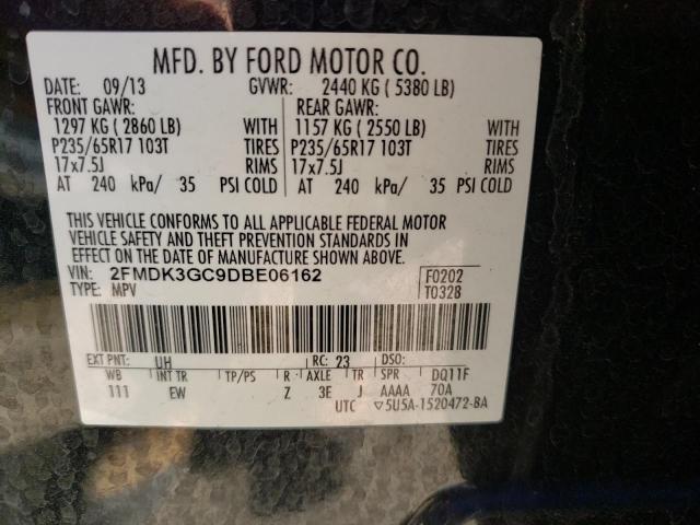 Photo 9 VIN: 2FMDK3GC9DBE06162 - FORD EDGE SE 