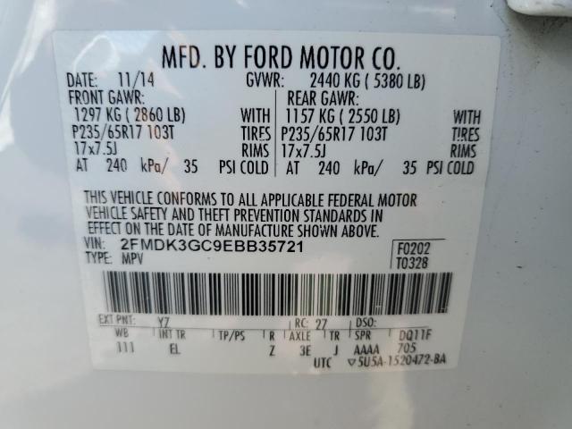 Photo 11 VIN: 2FMDK3GC9EBB35721 - FORD EDGE SE 