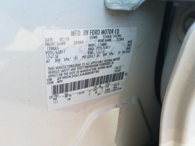 Photo 9 VIN: 2FMDK3GCXABB08750 - FORD EDGE SE 