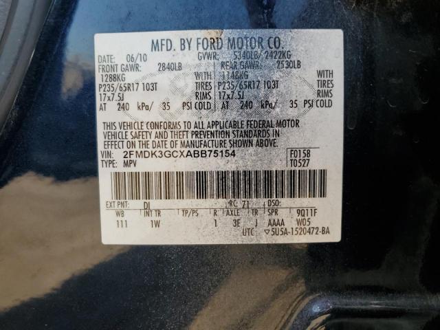 Photo 11 VIN: 2FMDK3GCXABB75154 - FORD EDGE SE 