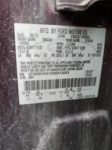 Photo 12 VIN: 2FMDK3GCXBBA12053 - FORD EDGE SE 