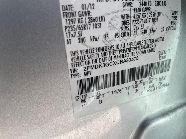 Photo 9 VIN: 2FMDK3GCXCBA83478 - FORD EDGE 