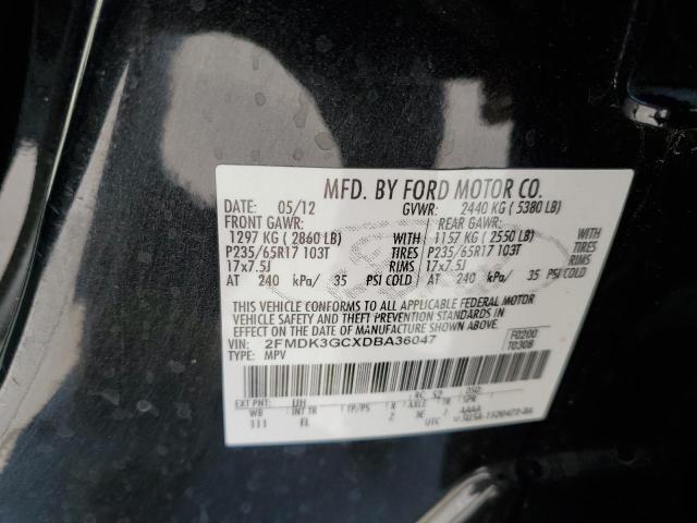 Photo 12 VIN: 2FMDK3GCXDBA36047 - FORD EDGE SE 