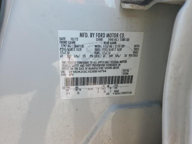 Photo 13 VIN: 2FMDK3GCXDBB14794 - FORD EDGE SE 