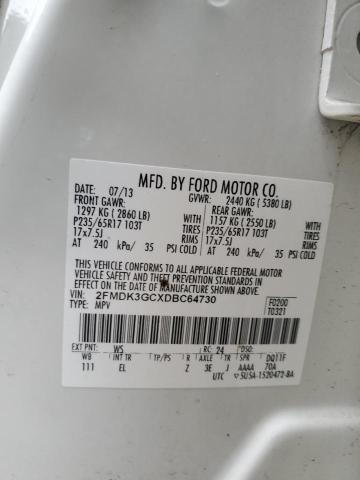 Photo 11 VIN: 2FMDK3GCXDBC64730 - FORD EDGE SE 