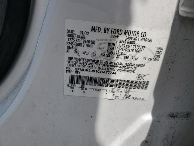 Photo 12 VIN: 2FMDK3J91CBA77744 - FORD EDGE SEL 