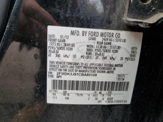 Photo 12 VIN: 2FMDK3J91CBA80109 - FORD EDGE SEL 